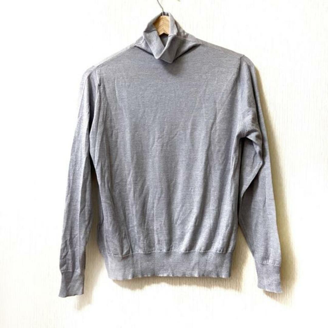 JOHN SMEDLEY(ジョンスメドレー)のJOHN SMEDLEY(ジョンスメドレー) 長袖カットソー サイズM レディース美品  - ライトパープル タートルネック レディースのトップス(カットソー(長袖/七分))の商品写真