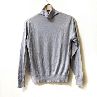 ジョンスメドレー(JOHN SMEDLEY)のJOHN SMEDLEY(ジョンスメドレー) 長袖カットソー サイズM レディース美品  - ライトパープル タートルネック(カットソー(長袖/七分))