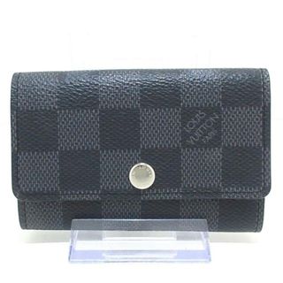 ルイヴィトン(LOUIS VUITTON)のLOUIS VUITTON(ルイヴィトン) キーケース ダミエグラフィット美品  ミュルティクレ6 N62662 ダミエ・グラフィット キャンバス(キーケース)