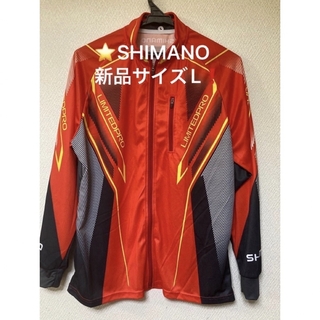 SHIMANO - シマノSHIMANOフィッシングウェア長袖シャツ通気性速乾性生地新品サイズL 