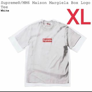 シュプリーム(Supreme)のSupreme MM6 Maison Margiela Box Logo Tee(Tシャツ/カットソー(半袖/袖なし))