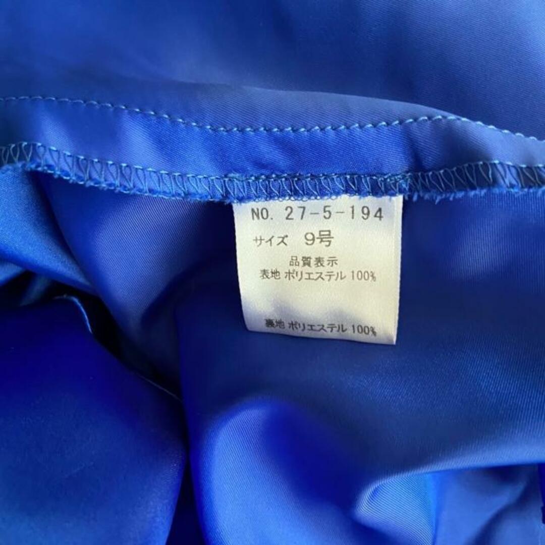 AIMER(エメ)のaimer(エメ) ドレス サイズ9 M レディース - ブルー キャミドレス/ひざ丈/ラメ レディースのフォーマル/ドレス(その他ドレス)の商品写真