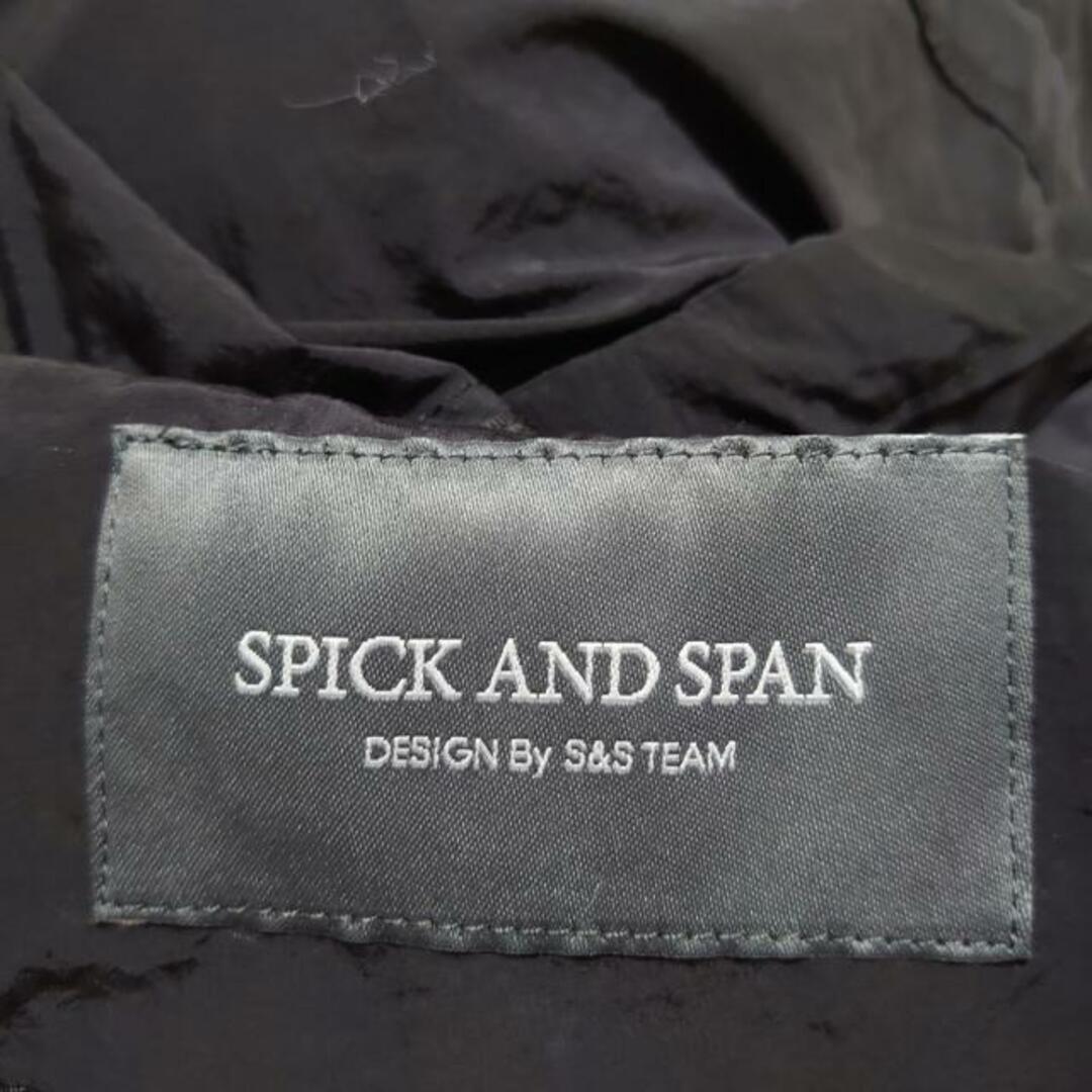 Spick & Span(スピックアンドスパン)のSpick&Span(スピック&スパン) コート サイズ  レディース美品  - 黒 長袖/春/秋 ナイロン レディースのジャケット/アウター(その他)の商品写真