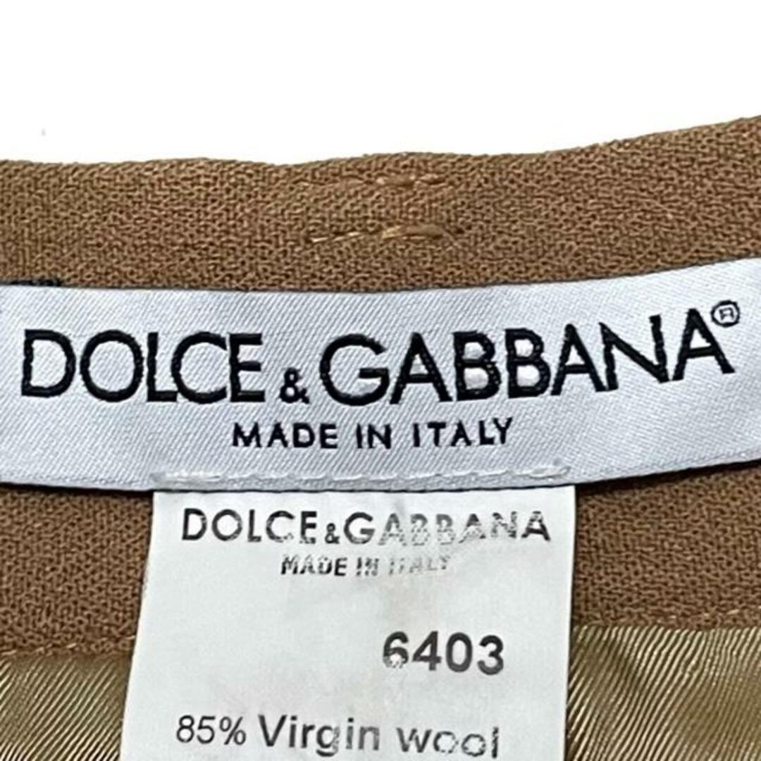 DOLCE&GABBANA(ドルチェアンドガッバーナ)のDOLCE&GABBANA(ドルチェアンドガッバーナ) ロングスカート サイズ40 M レディース美品  - ベージュ レディースのスカート(ロングスカート)の商品写真