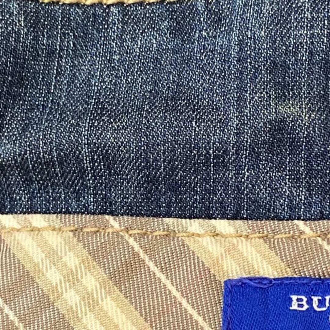 BURBERRY BLUE LABEL(バーバリーブルーレーベル)のBurberry Blue Label(バーバリーブルーレーベル) ワンピース サイズ38 M レディース - ネイビー レギュラーカラー/七分袖/ひざ丈/デニム レディースのワンピース(その他)の商品写真