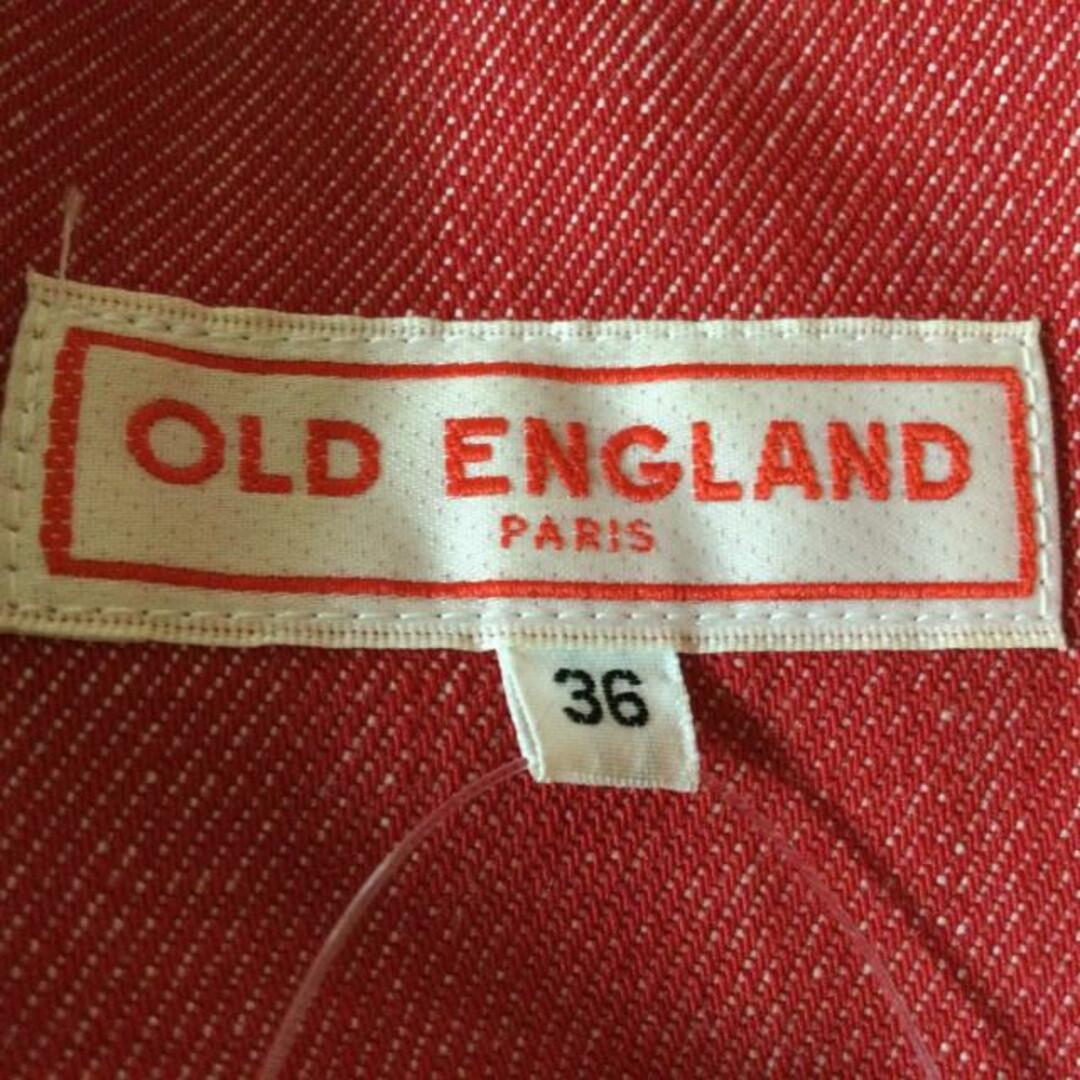 OLD ENGLAND(オールドイングランド)のOLD ENGLAND(オールドイングランド) ジャケット サイズ36 S レディース - レッド 長袖/春/秋 レディースのジャケット/アウター(その他)の商品写真