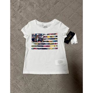 ポロラルフローレン(POLO RALPH LAUREN)の新品タグ付き ラルフローレン  半袖Tシャツ　星条旗　パッチワーク　100サイズ(Tシャツ/カットソー)