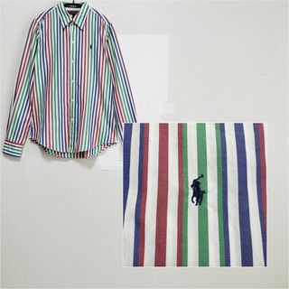 ラルフローレン(Ralph Lauren)の【Ralph Lauren】ラルフローレン 刺繍ロゴ マルチストライプ シャツ(シャツ/ブラウス(長袖/七分))