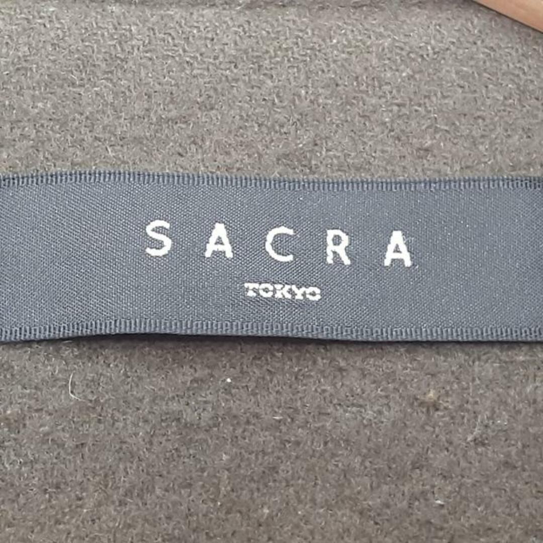 SACRA(サクラ)のSACRA(サクラ) コート サイズ38 M レディース美品  - ダークグリーン 長袖/秋/冬 レディースのジャケット/アウター(その他)の商品写真