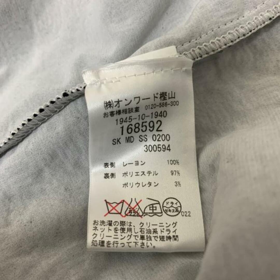 MISSONI(ミッソーニ)のMISSONI(ミッソーニ) スカート サイズ42 M レディース美品  - 黒×白 ひざ丈/レース レディースのスカート(その他)の商品写真