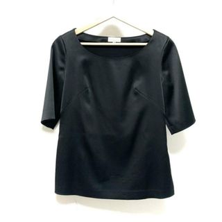 バレンシアガ(Balenciaga)のBALENCIAGA(バレンシアガ) 七分袖カットソー サイズ38 M レディース - 2968-2102 黒 クルーネック/La Mode(カットソー(長袖/七分))