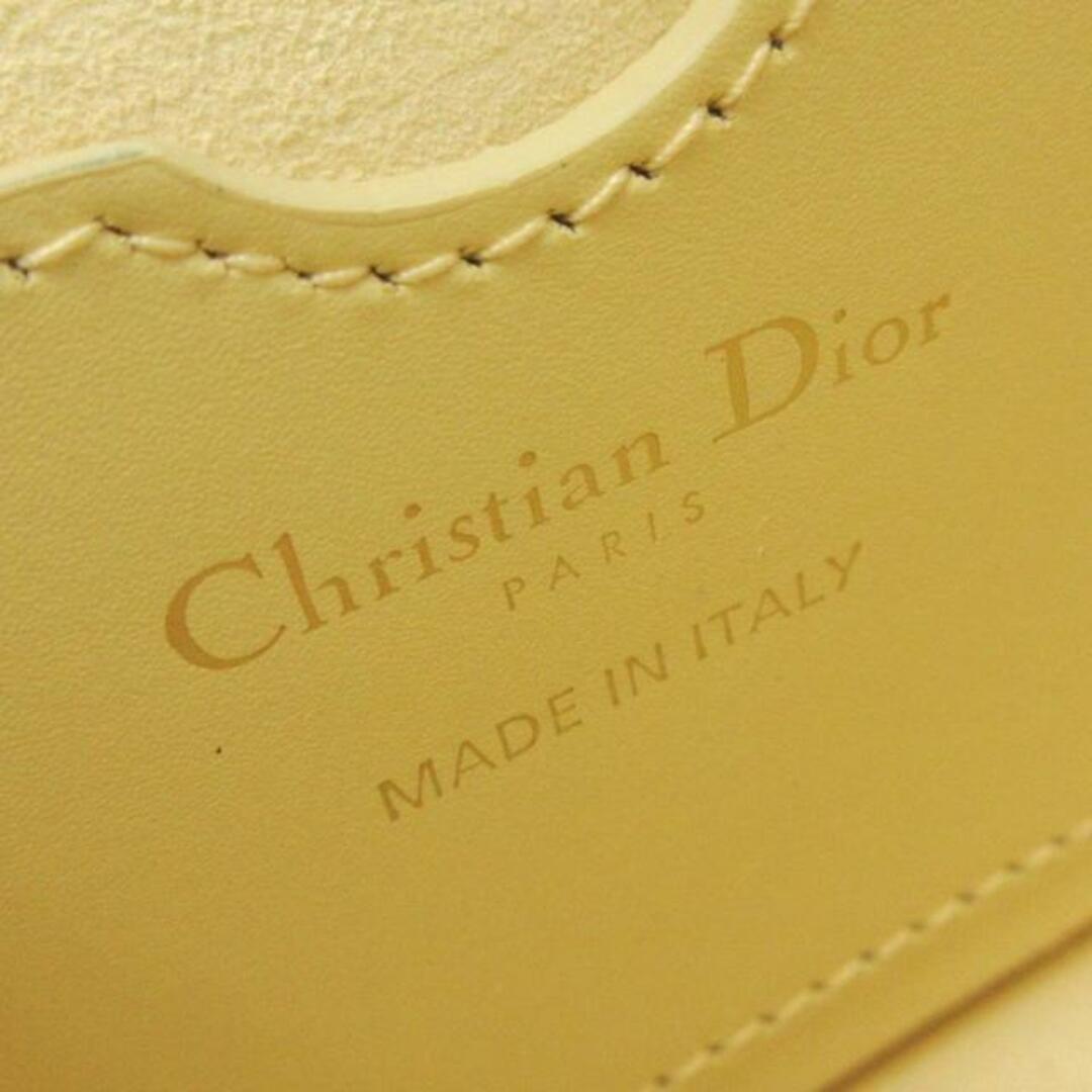 Christian Dior(クリスチャンディオール)のDIOR/ChristianDior(ディオール/クリスチャンディオール) ショルダーバッグ美品  ディオール ボビー イースト ウエスト バッグ ライトイエロー ストラップ着脱可 レザー レディースのバッグ(ショルダーバッグ)の商品写真