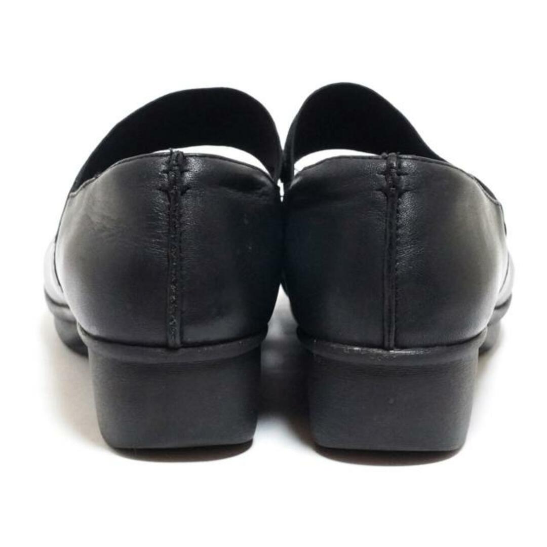 dansko(ダンスコ)のDANSKO(ダンスコ) パンプス 36 レディース - 黒 ウェッジソール レザー×化学繊維 レディースの靴/シューズ(ハイヒール/パンプス)の商品写真