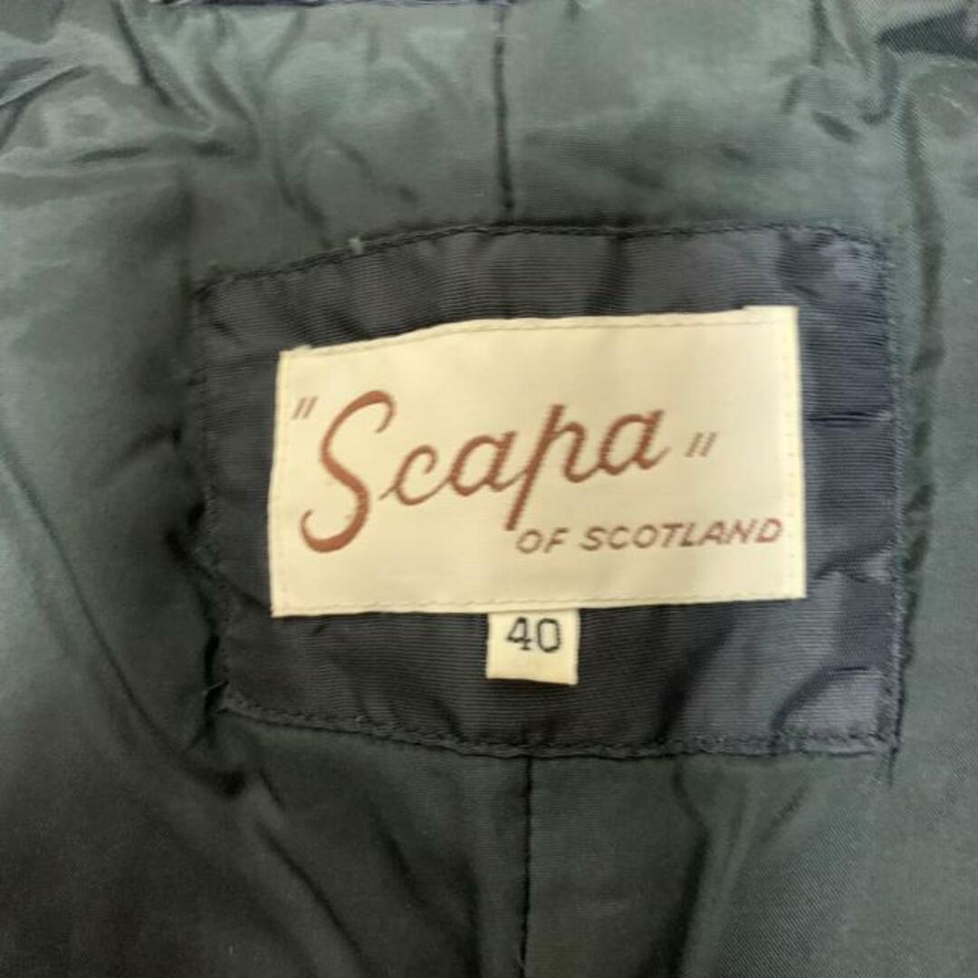SCAPA(スキャパ)のScapa(スキャパ) コート サイズ40 XL レディース美品  - 黒 長袖/中綿/冬 レディースのジャケット/アウター(その他)の商品写真