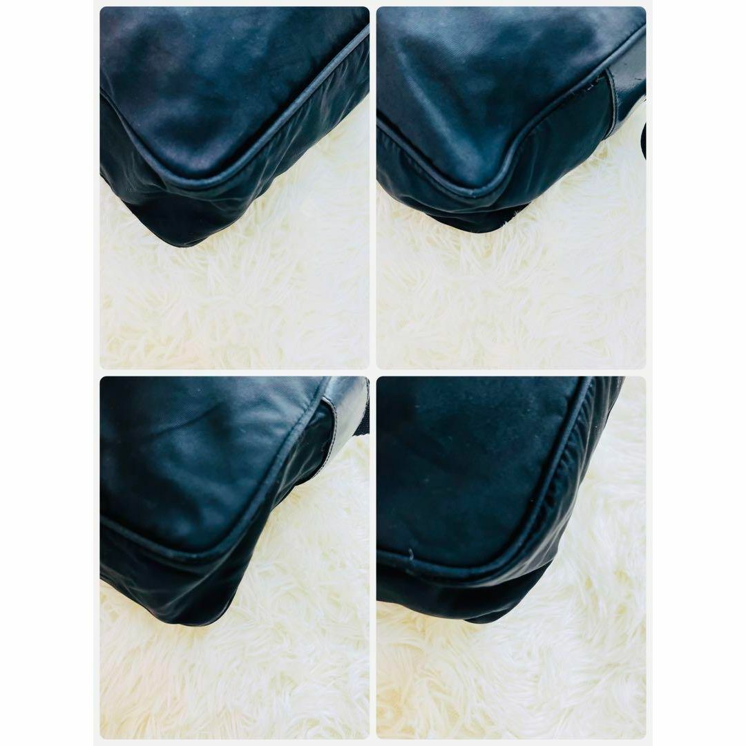 PRADA(プラダ)のプラダ　カメラバッグ　ナイロン　レザー　三角ロゴ　ショルダーバッグ　ブラック レディースのバッグ(ショルダーバッグ)の商品写真