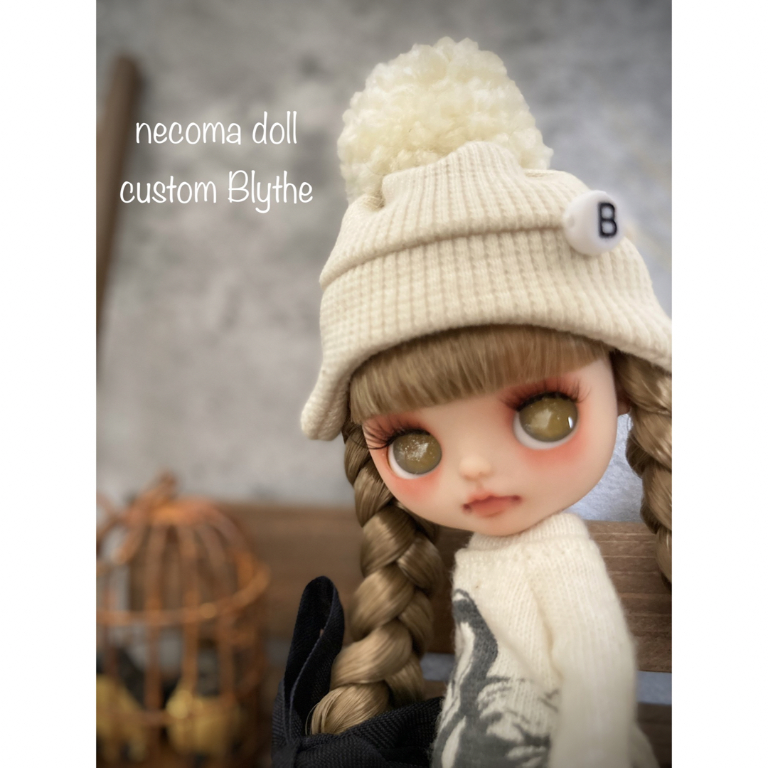 Takara Tomy(タカラトミー)の【necoma doll】カスタムプチブライス■レインボーウィッシュ■フルセット ハンドメイドのぬいぐるみ/人形(人形)の商品写真