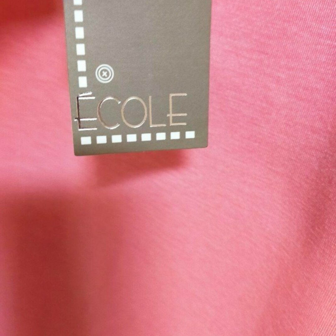 新品　レディース　ミセス　エコール　ECOLE　七分袖　Tシャツ　母の日 レディースのトップス(シャツ/ブラウス(長袖/七分))の商品写真