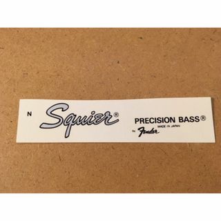 Squier by Fender PRECISION BASSデカール 補修用⑪(エレキベース)