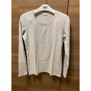 ユニクロ(UNIQLO)の新品未使用　UNIQLO EXTRAFINECOTTON 長袖TシャツＬサイズ(Tシャツ(長袖/七分))