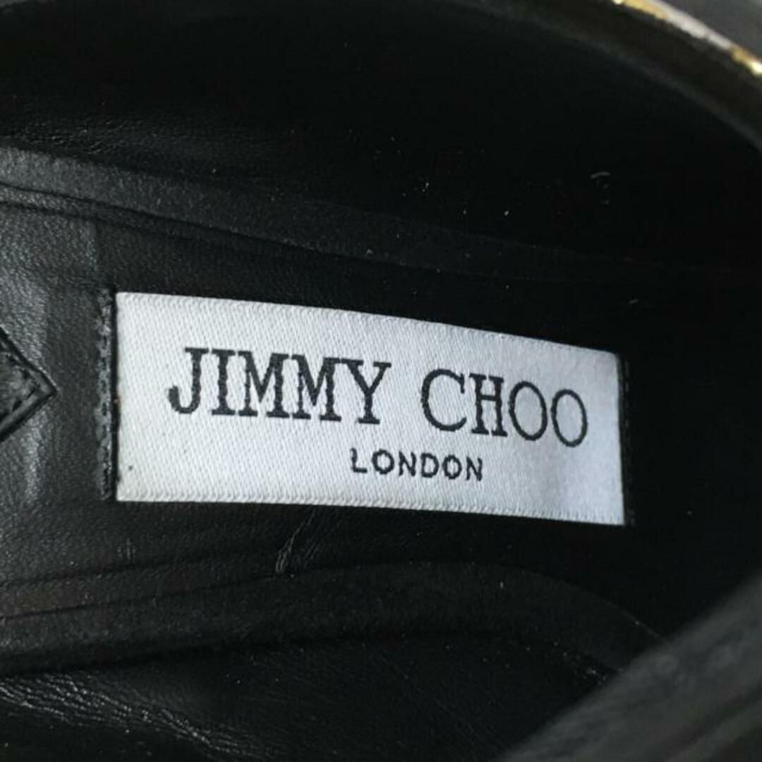 JIMMY CHOO(ジミーチュウ)のJIMMY CHOO(ジミーチュウ) サンダル 34 レディース - 黒 スタッズ スエード レディースの靴/シューズ(サンダル)の商品写真