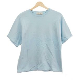 ebure(エブール) 半袖Tシャツ サイズ38 M レディース美品  - ライトブルー クルーネック/Ron Herman(Tシャツ(半袖/袖なし))