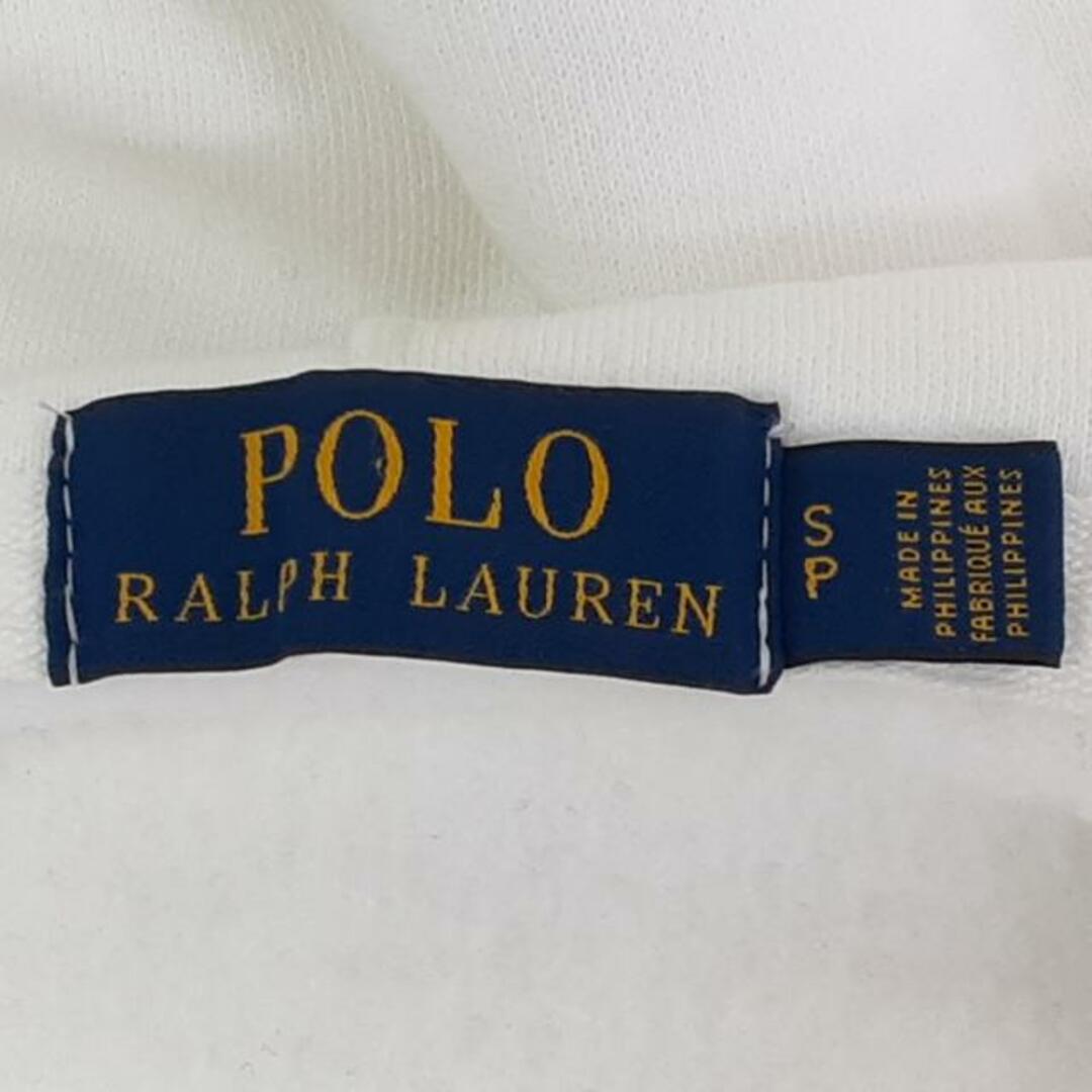 POLO RALPH LAUREN(ポロラルフローレン)のPOLObyRalphLauren(ポロラルフローレン) パーカー サイズSP S レディース - 白 長袖/ジップアップ レディースのトップス(パーカー)の商品写真
