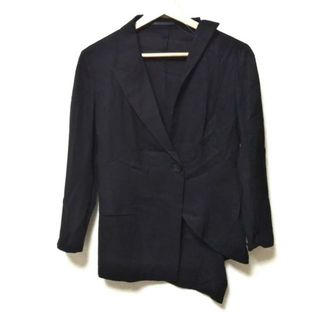 yohjiyamamoto(ヨウジヤマモト) ジャケット サイズ1 S レディース美品  - 黒 長袖/シースルー/+NOIR/春/夏