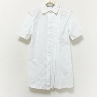 SPORTMAX(スポーツマックス) チュニック サイズ40 M レディース美品  - 白 レギュラーカラー/半袖(チュニック)