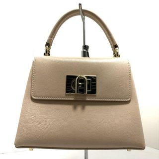 フルラ(Furla)のFURLA(フルラ) ハンドバッグ美品  1927 WB00109 ピンクベージュ レザー(ハンドバッグ)