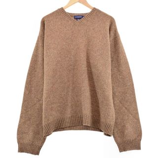 ジェイクルー(J.Crew)の古着 ジェイクルー J.Crew Vネック ウールニットセーター メンズXL /eaa344837(ニット/セーター)