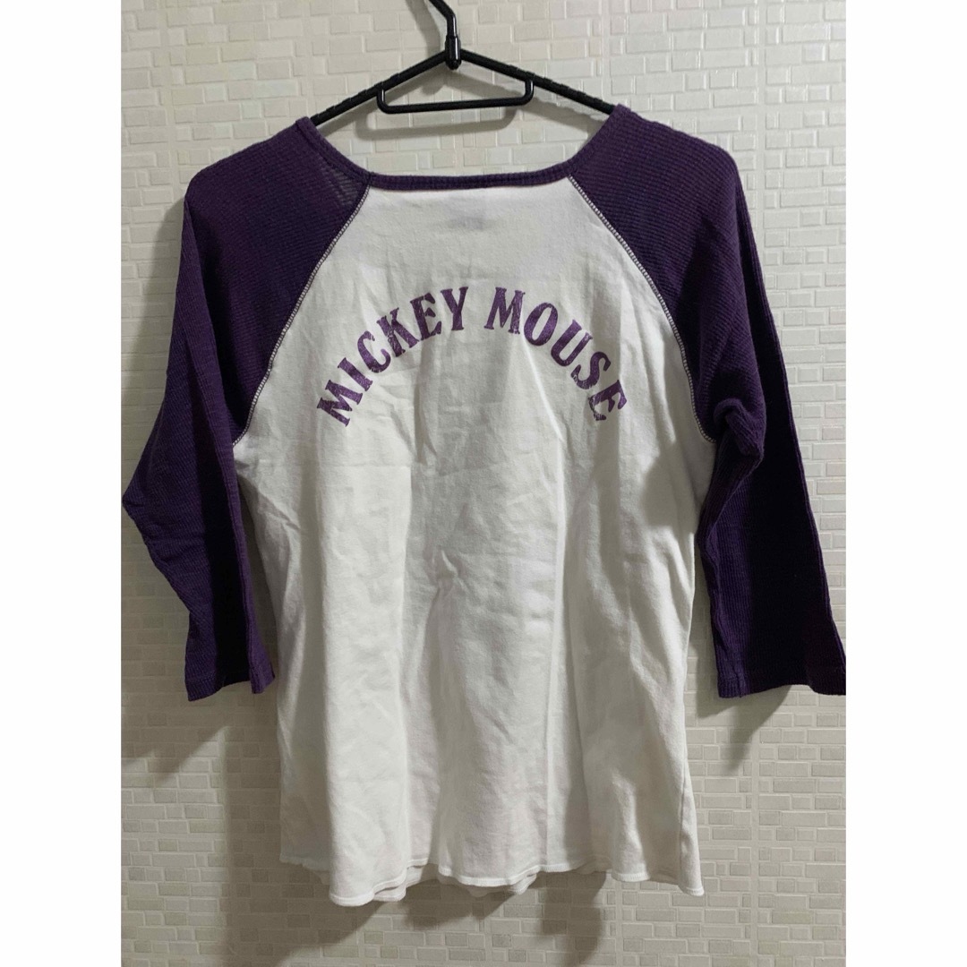 Disney(ディズニー)のミッキーラグランTシャツ☆ レディースのトップス(Tシャツ(半袖/袖なし))の商品写真