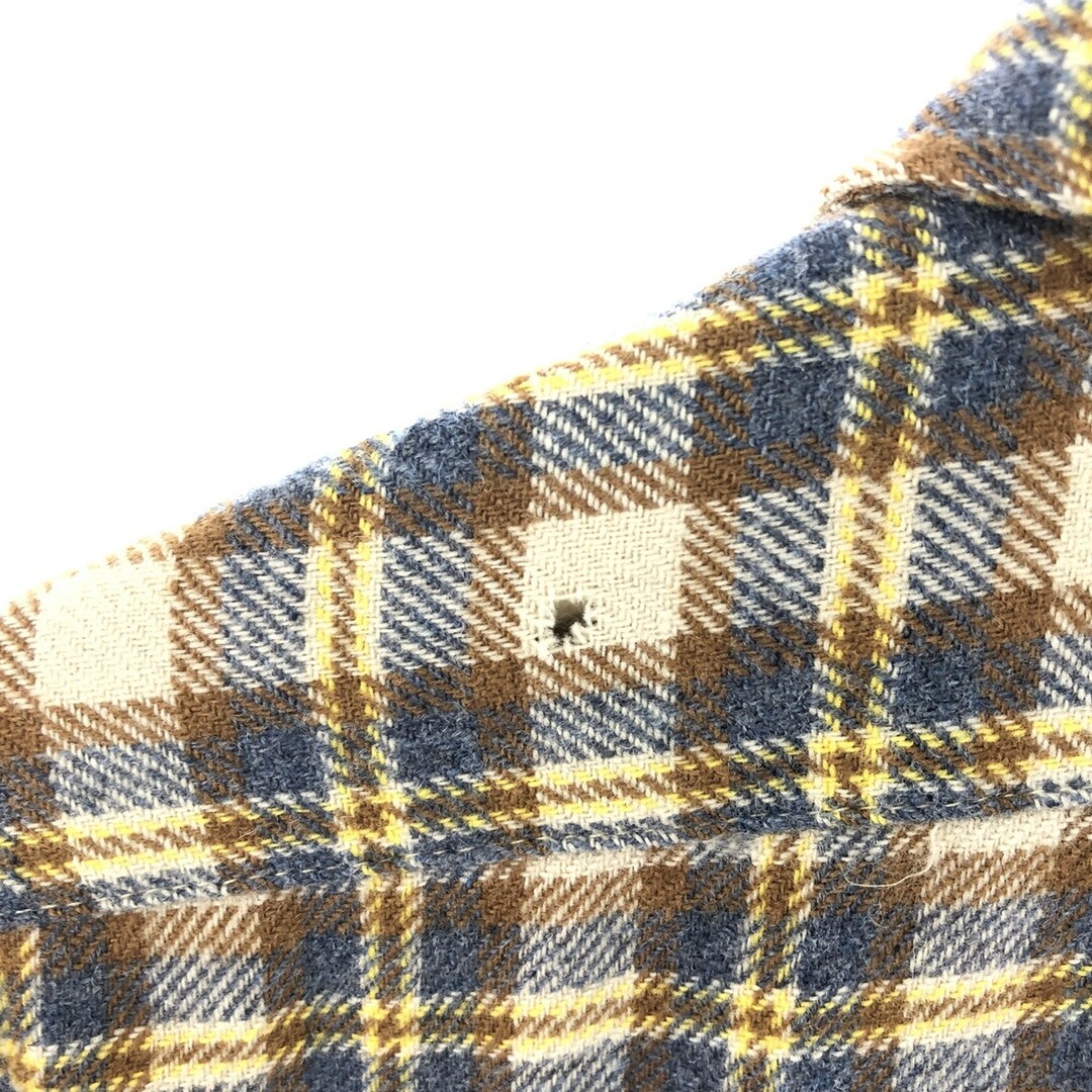 PENDLETON(ペンドルトン)の古着 70年代 ペンドルトン PENDLETON チェック柄 長袖 ウールシャツ USA製 メンズL ヴィンテージ /eaa385319 メンズのトップス(シャツ)の商品写真