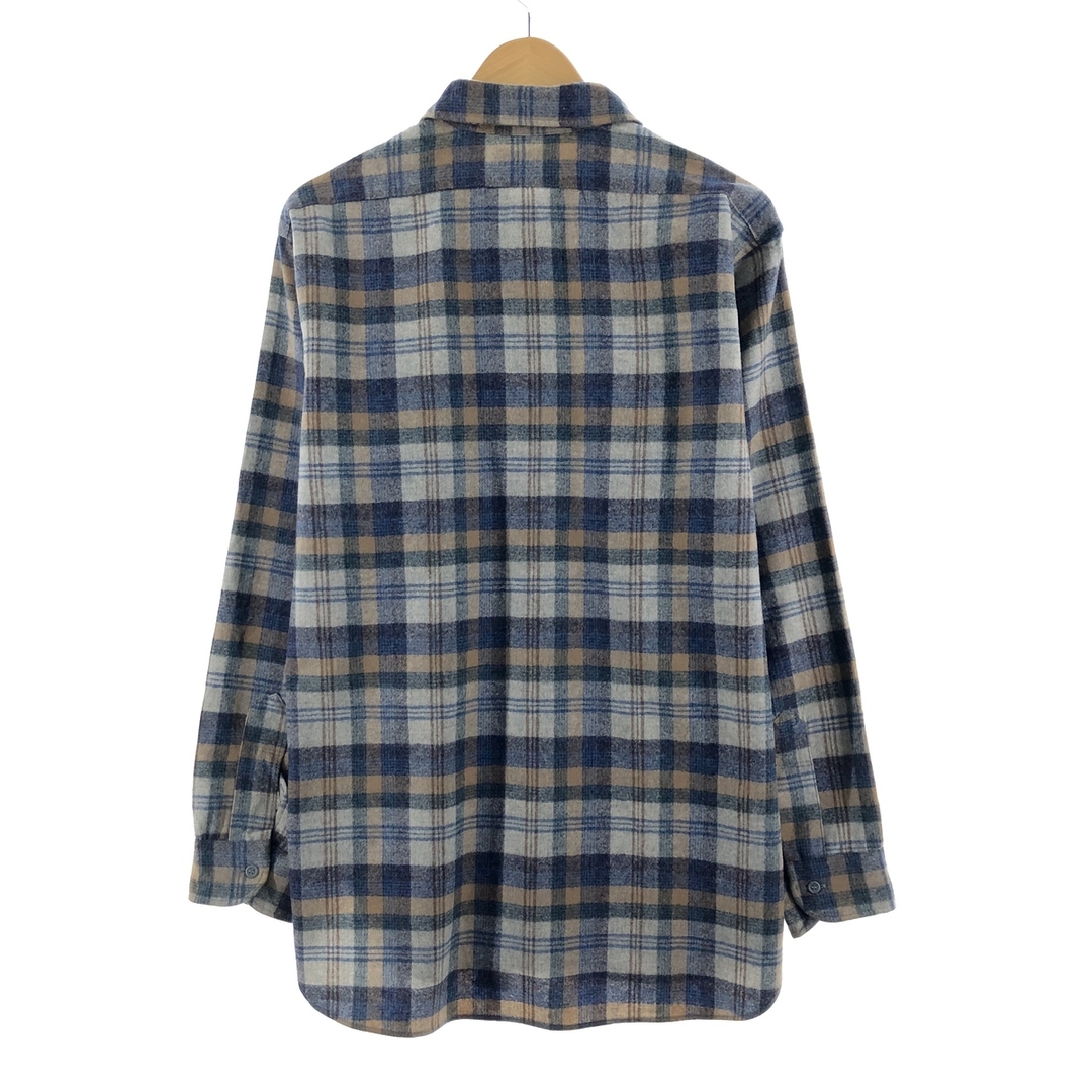 PENDLETON(ペンドルトン)の古着 70年代 ペンドルトン PENDLETON チェック柄 長袖 ウールシャツ USA製 メンズL ヴィンテージ /eaa385323 メンズのトップス(シャツ)の商品写真