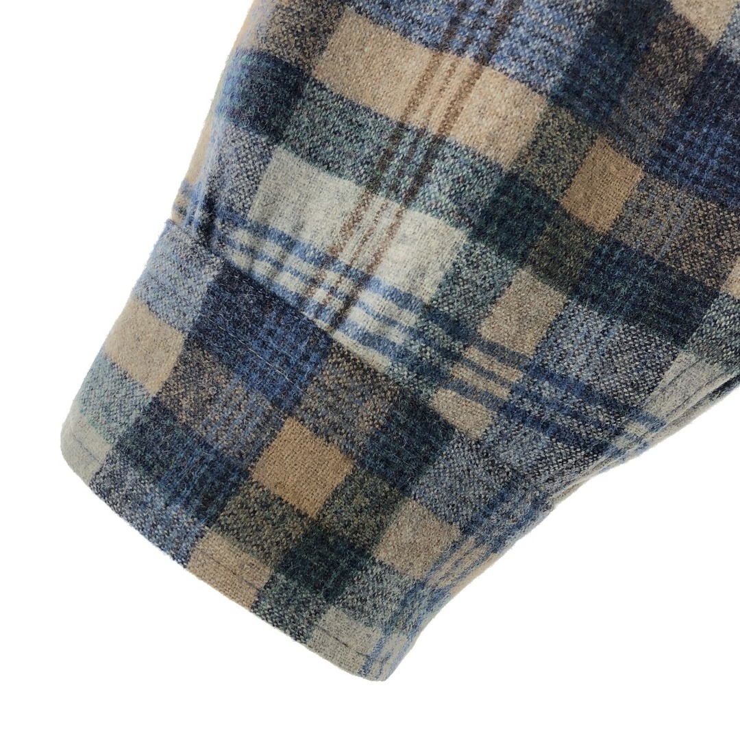 PENDLETON(ペンドルトン)の古着 70年代 ペンドルトン PENDLETON チェック柄 長袖 ウールシャツ USA製 メンズL ヴィンテージ /eaa385323 メンズのトップス(シャツ)の商品写真