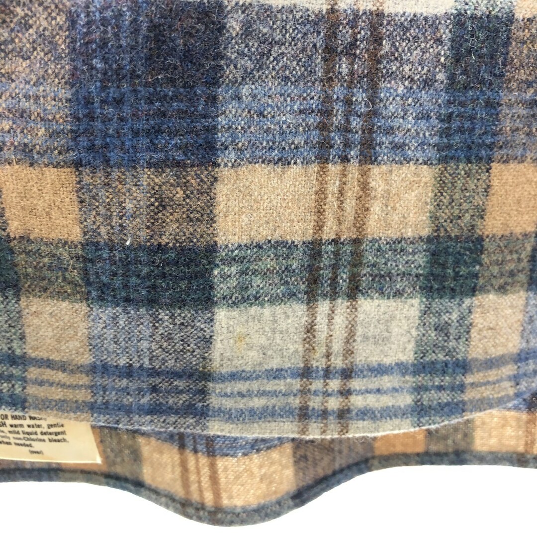 PENDLETON(ペンドルトン)の古着 70年代 ペンドルトン PENDLETON チェック柄 長袖 ウールシャツ USA製 メンズL ヴィンテージ /eaa385323 メンズのトップス(シャツ)の商品写真