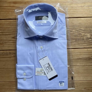 ワイシャツ 39×86cm ライトブルー 長袖 探すのに大変なサイズ(シャツ)