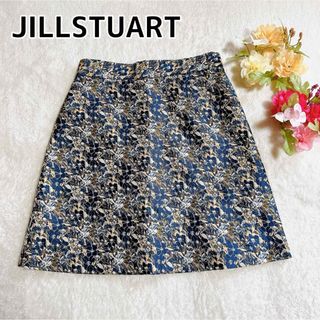 JILLSTUART - ジルスチュアート JILLSTUART ブレンダジャガードミニスカート 