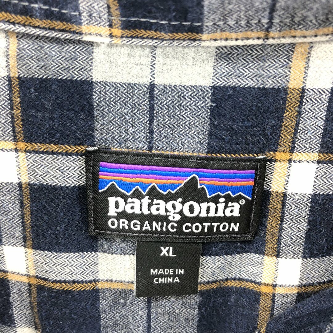 patagonia(パタゴニア)の古着 18 パタゴニア Patagonia ORGANIC COTTON オーガニックコットン 53837FA18チェック柄 長袖 ライトネルシャツ /eaa385421 メンズのトップス(シャツ)の商品写真