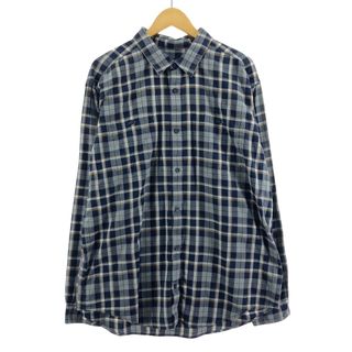 パタゴニア(patagonia)の古着 18 パタゴニア Patagonia ORGANIC COTTON オーガニックコットン 53837FA18チェック柄 長袖 ライトネルシャツ /eaa385421(シャツ)