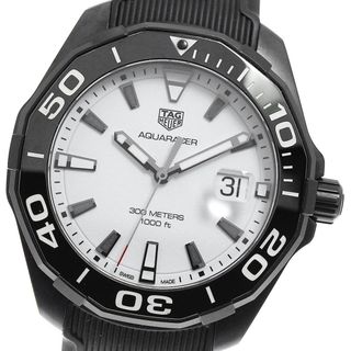 タグホイヤー(TAG Heuer)のタグホイヤー TAG HEUER WAY108A.FT6141 アクアレーサー ナイトダイバー クォーツ メンズ 美品 _814009(腕時計(アナログ))