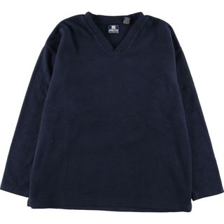 ギャップ(GAP)の古着 ギャップ GAP Vネック フリースプルオーバー USA製 メンズXL /eaa384407(その他)