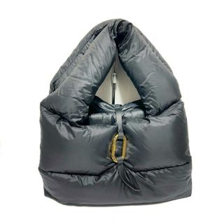 モンクレール(MONCLER)のMONCLER(モンクレール) トートバッグ美品  SNOW TOTE 黒 ナイロン(トートバッグ)