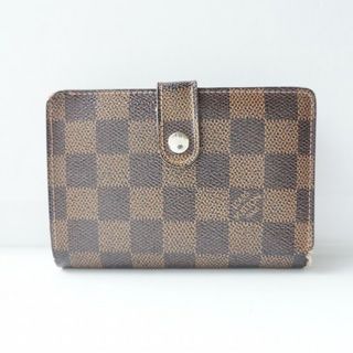 ルイヴィトン(LOUIS VUITTON)のLOUIS VUITTON(ルイヴィトン) 2つ折り財布 ダミエ ポルトフォイユヴィエノワ N61674 エベヌ ダミエキャンバス(財布)