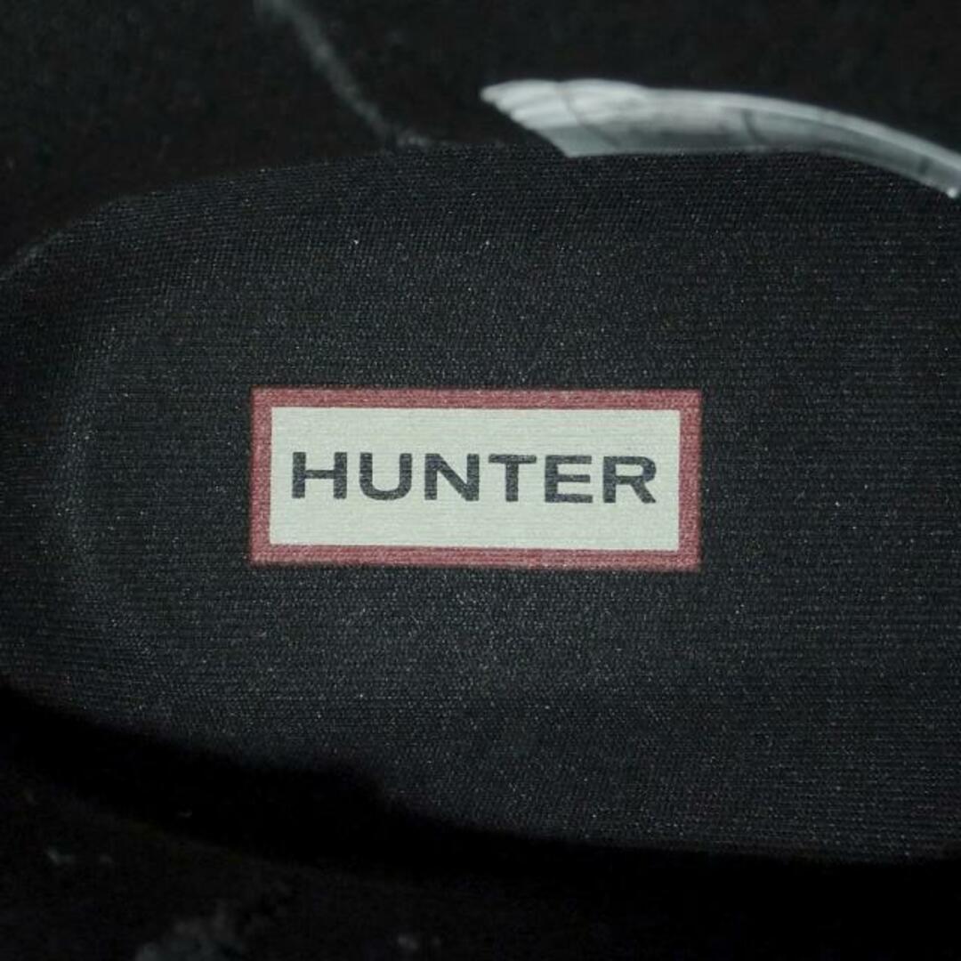 HUNTER(ハンター)のHUNTER(ハンター) レインブーツ US 8 レディース美品  - 黒 ラバー レディースの靴/シューズ(レインブーツ/長靴)の商品写真