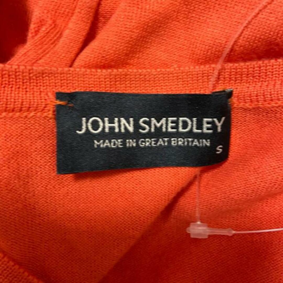 JOHN SMEDLEY(ジョンスメドレー)のJOHN SMEDLEY(ジョンスメドレー) カーディガン サイズS レディース - オレンジ 長袖 レディースのトップス(カーディガン)の商品写真