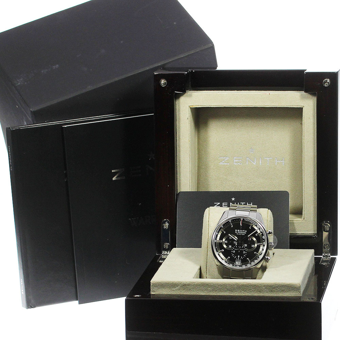 ZENITH(ゼニス)のゼニス ZENITH 03.2040.400/21.M2040 エルプリメロ 36000VPH クロノグラフ 自動巻き メンズ 良品 箱・保証書付き_813937 メンズの時計(腕時計(アナログ))の商品写真