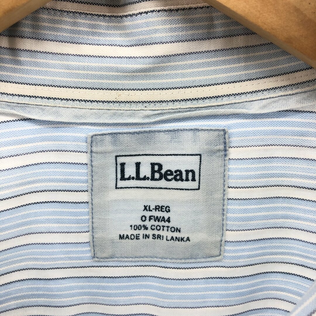 L.L.Bean(エルエルビーン)の古着 エルエルビーン L.L.Bean 長袖 ボタンダウンストライプシャツ メンズXL /eaa385613 メンズのトップス(シャツ)の商品写真