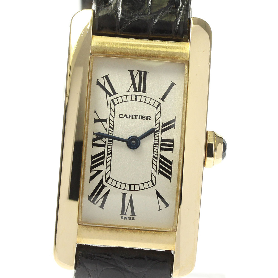 Cartier(カルティエ)のカルティエ CARTIER W2601556 タンクアメリカン SM K18YG クォーツ レディース _813914 レディースのファッション小物(腕時計)の商品写真