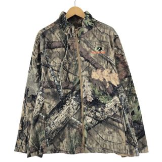 古着 MOSSY OAK 迷彩柄 リアルツリーカモ フリースジャケット メンズXL /eaa363113(その他)