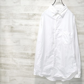 ヨウジヤマモトプールオム(Yohji Yamamoto POUR HOMME)のYOHJI YAMAMOTO 19AW 二重襟ボタンシャツ-White/2(シャツ)